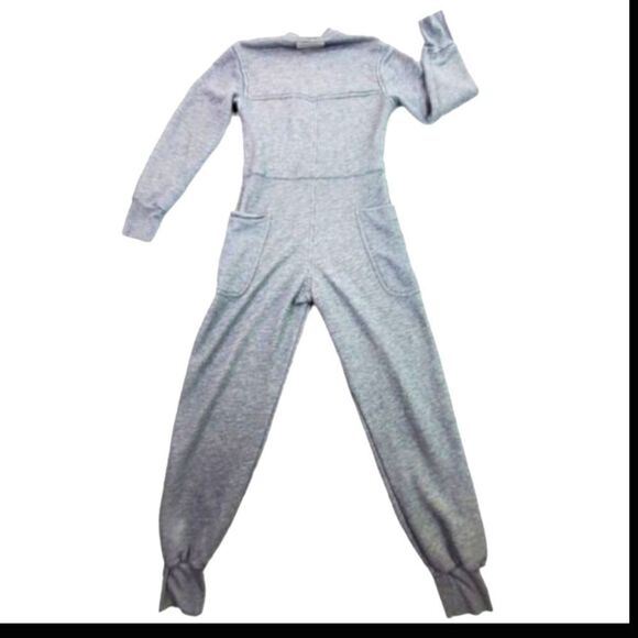 Rivet Utility Lightweight Heather Gray Maven French Terry Jumpsuit Romper Small - Picture 6 of 16